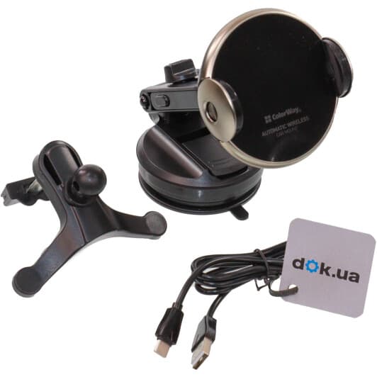 Тримач для телефона Color Way Smart Car Mount CW-CHAW039Q-BK