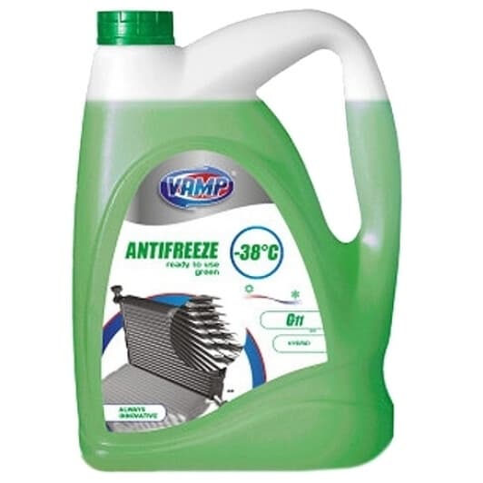VAMP СТ G11 зеленый -38 °C, 3 л (7934) готовый антифриз