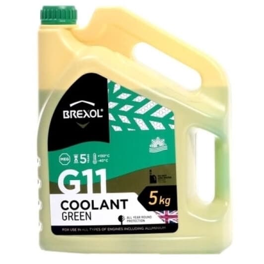 Brexol G11 зелений -40 °C, 5 л (ANTF015) готовий антифриз
