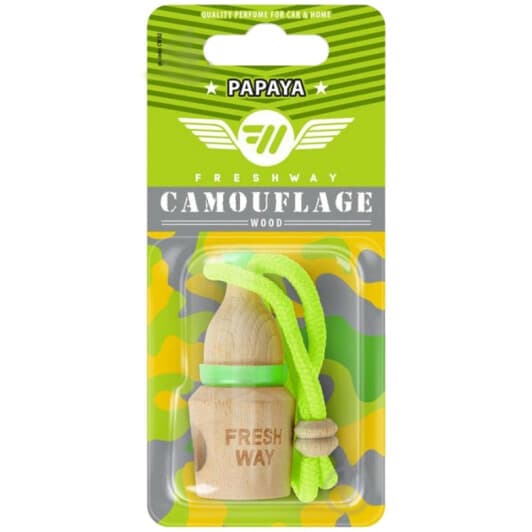 Ароматизатор Fresh Way Camouflage Wood Papaya 5 мл