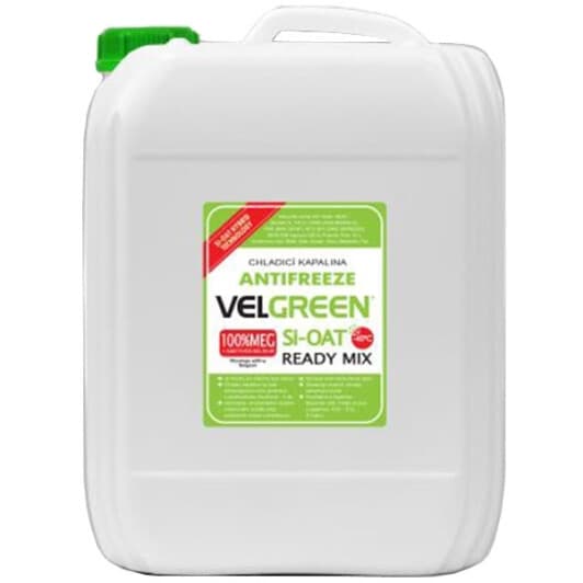 VELVANA Velgreen SI-OAT READY MIX G11 зеленый -40 °C, 20 л готовый антифриз