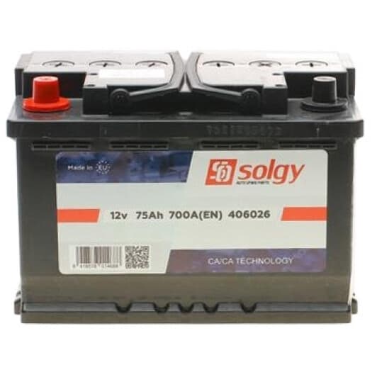 Аккумулятор Solgy 6 CT-75-L 406026