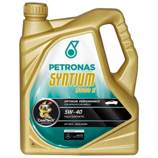 Petronas Syntium 3000 E 5W-40 (4 л) моторна олива