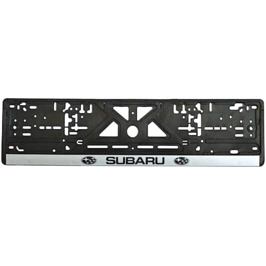 Рамка номерного знака Vitol 18426 колір чорний на Subaru