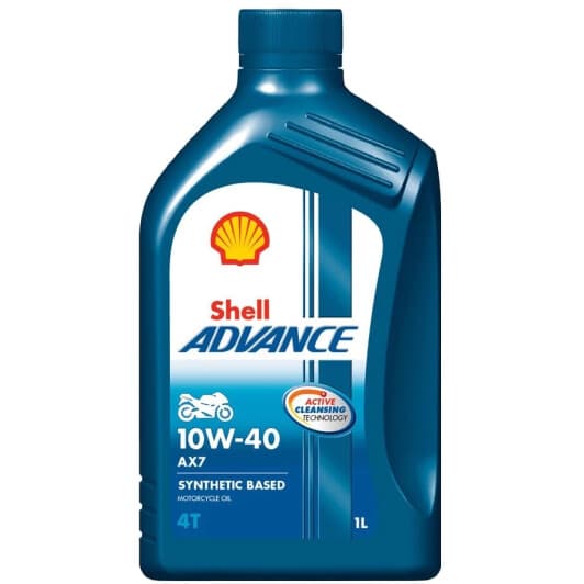 Shell AX7 10W-40 моторна олива 4T