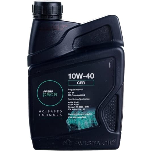 AVISTA Pace GER 10W-40 (1 л) моторна олива