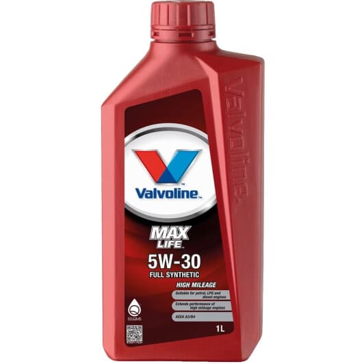 Valvoline MaxLife 5W-30 (1 л) моторна олива
