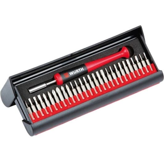 Отвертка прецизионная с набором бит Würth 06134895