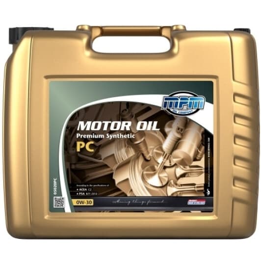 MPM Premium Synthetic PC 0W-30 (20 л) моторное масло