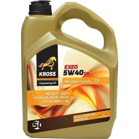 KROSS Exeo TDI 5W-40 (5 л) моторна олива