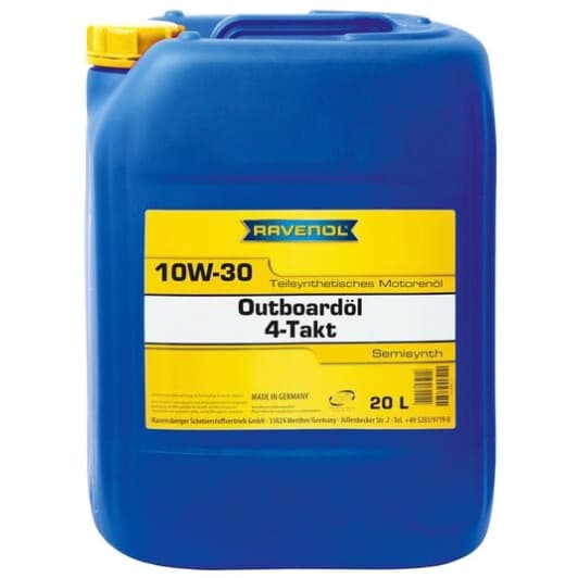 4T Ravenol Outboard 10W-30, 20 л (1153203020) моторна олива 4T