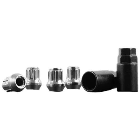 Комплект гаек-секреток с ключом WALLINE 412445H2