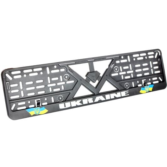 Рамка номерного знака 12 Atelie 951629 цвет черный Україна