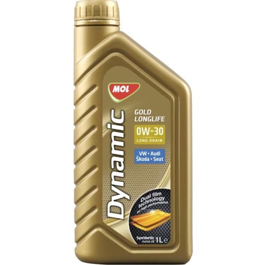 MOL Dynamic Gold Longlife 0W-30 (1 л) моторна олива