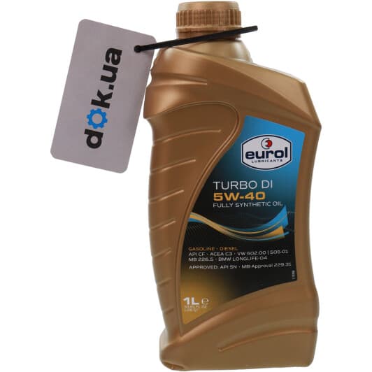 Eurol Turbo DI 5W-40 (1 л) моторное масло