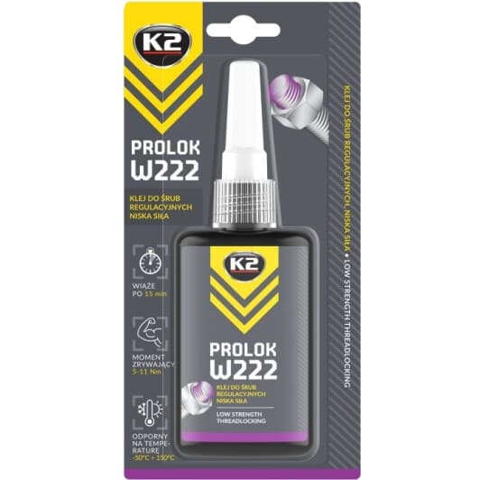 Фіксатор нарізі K2 Prolok W222 фіолетовий