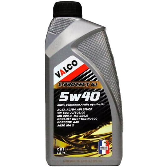 Valco C-PROTECT 6.1 5W-40 (1 л) моторное масло