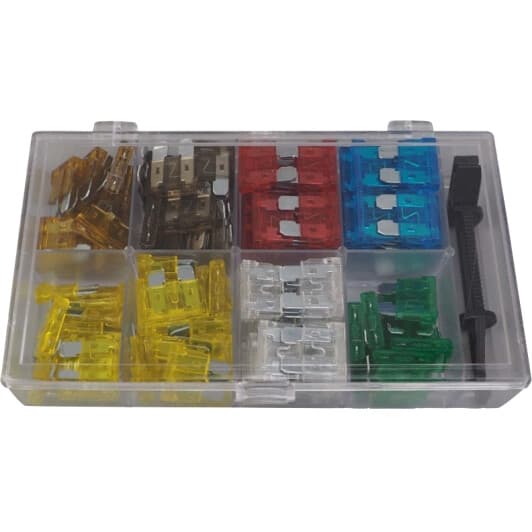 Набор предохранителей с экстрактором AIC Germany 57077 FT midi (normal) 120 шт.