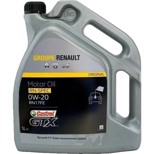 Castrol GTX RN-Spec 0W-20 (5 л) моторна олива