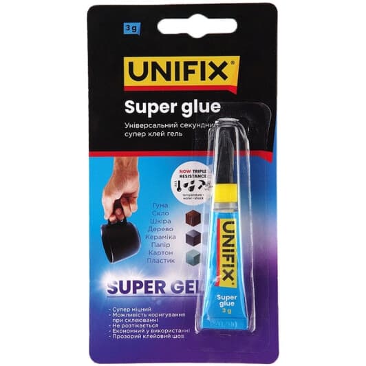 Клей UNIFIX Super Glue Gel