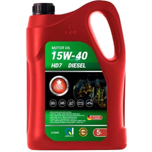 GNL HD7 15W-40 (5 л) моторна олива