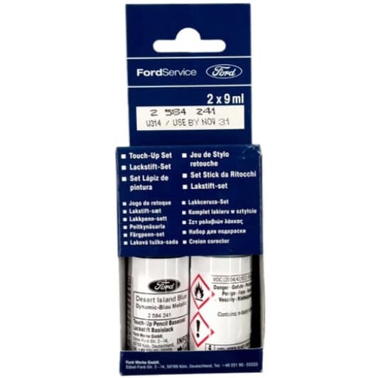 Оригинальный ремонтный комплект ЛКП кузова Ford Desert Island Blue JDCEWHA Светло-синий