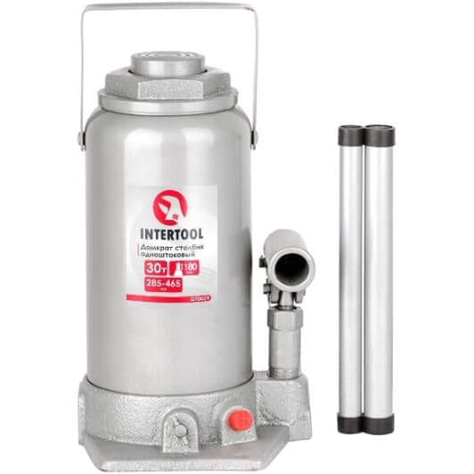Домкрат Intertool бутылочный гидравлический 30 т GT0029