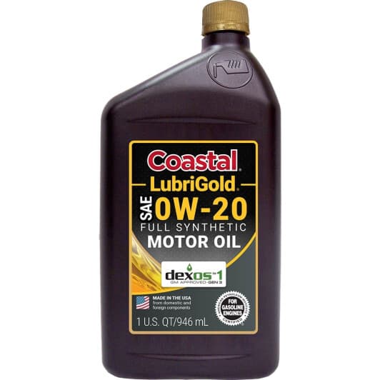Coastal Lubrigold 0W-20 моторна олива