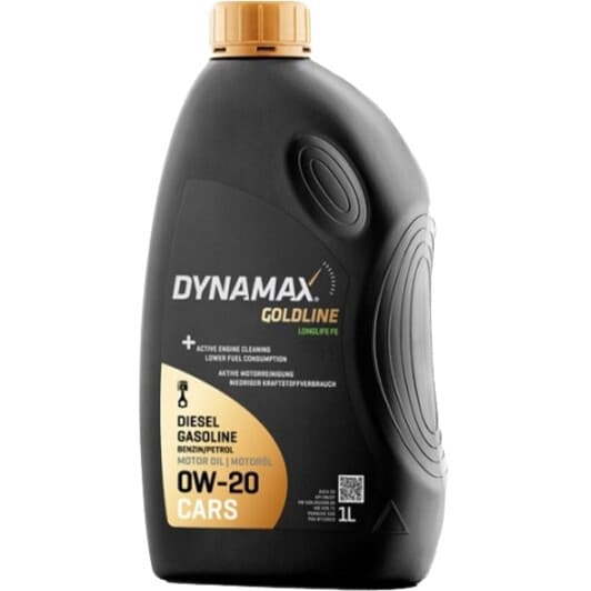 Масло Dynamax GoldLine LongLife FE 0W-20