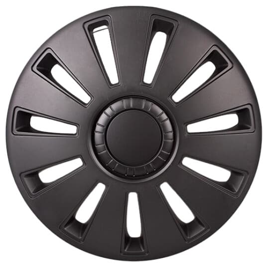 Комплект колпаков на колеса Rex Rex черный хромированная