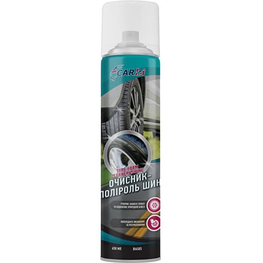 Чорнитель шин CarBI Tyre Foam Cleaner & Shine BI6505 650 мл