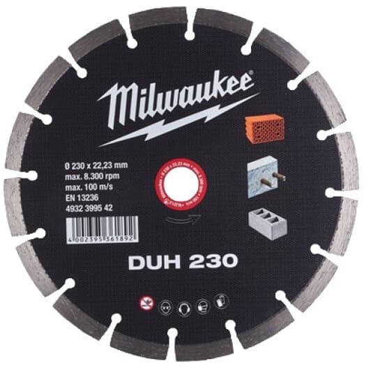 Круг відрізний Milwaukee DUH 4932399542 230 мм