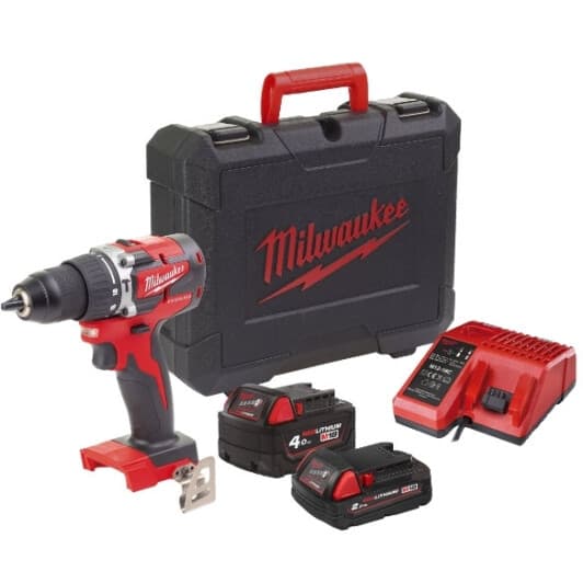 Дрель ударная Milwaukee M18 CBLPD-422C аккумуляторная (2 аккумулятора + ЗУ)