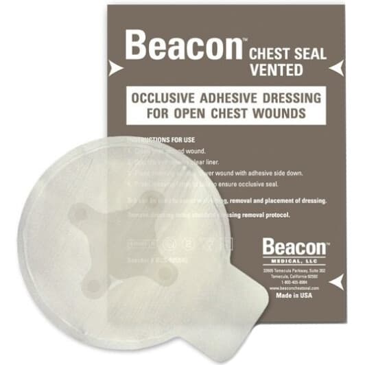 Оклюзійна наліпка Beacon Medical Chest Seal Vented НФ-00000021 10x15 см