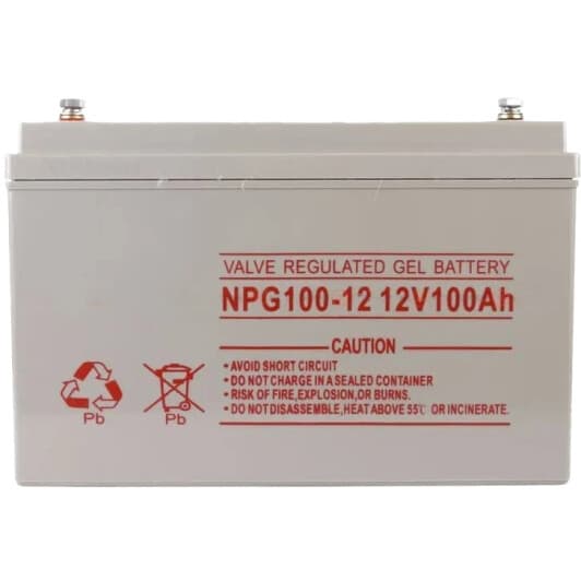 Аккумулятор для ибп NPG NPG100-12 AKBUPS020 100 Ач 12 В
