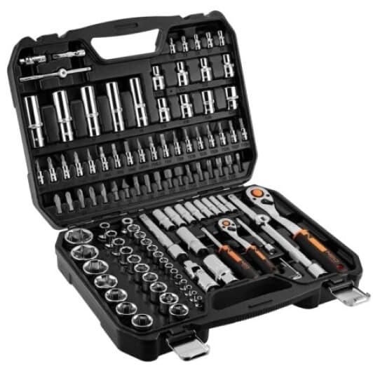 Набор торцевых головок Neo Tools 10-066 1/2", 1/4", 5/16" (110 пр.)