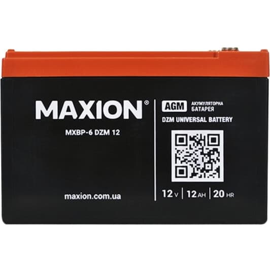 Тяговый аккумулятор Maxion MXBP-6-DZM-12 mxbt6dzm12 12 Ач 12 В