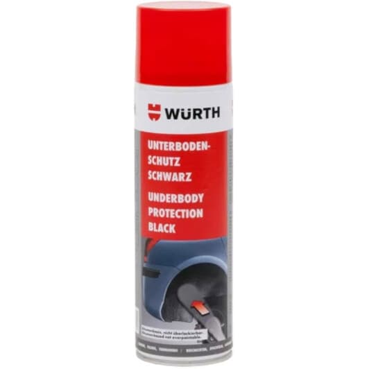 Антикор Würth Underbody Protection бітумний чорний (500 мл)