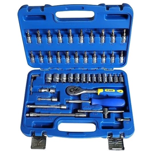 Набор торцевых головок и комплектующих S&R 460322046 1/4" (46 пр.)