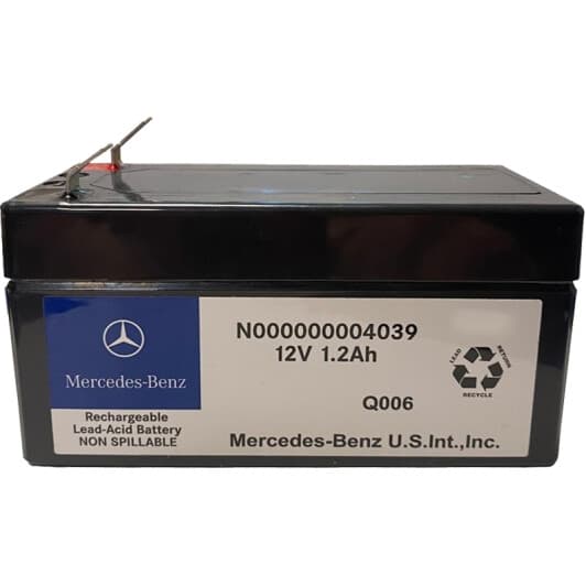 Тяговий акумулятор Mercedes-Benz / Smart N000000004039 1.2 Аг 12 В
