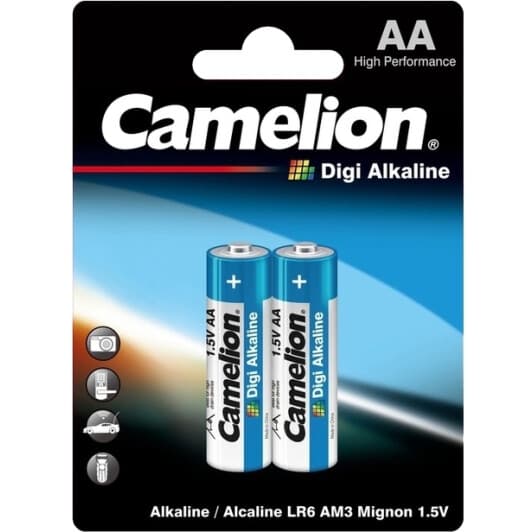 Батарейка Camelion Digi Alkaline 32891 AA (пальчикова) 1,5 V 2 шт