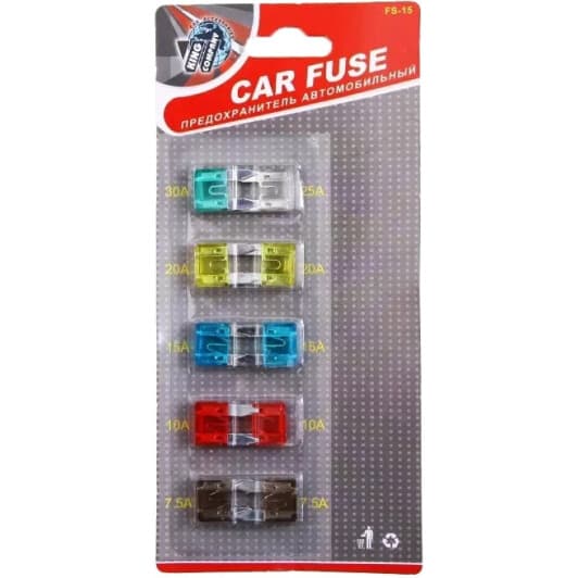 Набір запобіжників King FS-15 FN mini 10 шт.