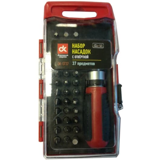 Викрутка з набором бит Дорожная Карта DKST37