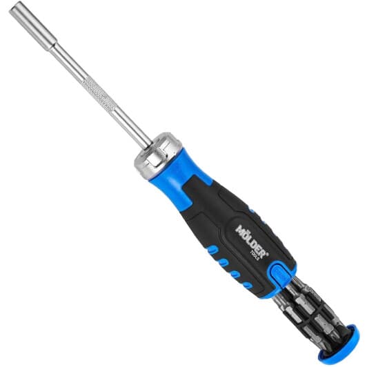 Викрутка реверсивна з набором бит Molder MT32313