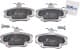 410602192R Renault / Dacia Гальмівні колодки