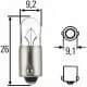 Автолампа Behr Hella Heavy Duty T4W BA9s 4 W прозора 8GP002067241