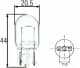 Автолампа Behr Hella Standard W21W WX3x16d 21 W прозора 8GA008892002
