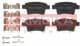 JQ101220 Kamoka Тормозные колодки для Citroen C4 Picasso