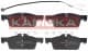 JQ101248 Kamoka Тормозные колодки для Peugeot 508