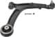 33764 02 Lemförder Рычаг подвески для Fiat Panda